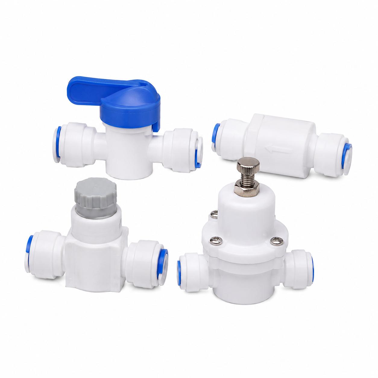 Van máy lọc nước và phụ kiện điều tiết nước